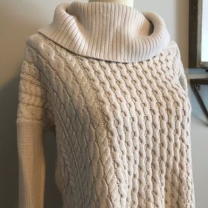 Cable Knit Waist Length Sweater